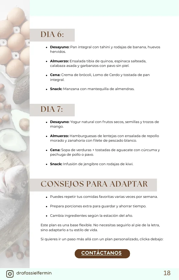 Página real 18 del bonus antiinflamatorio